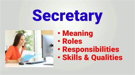 synonym secretary|duties of a secretary.